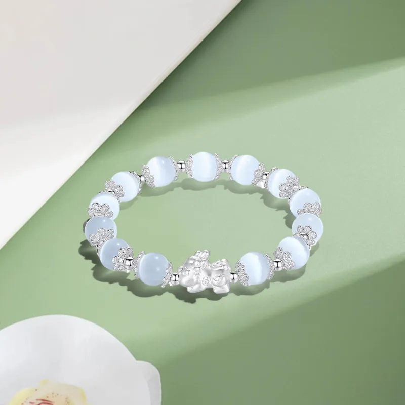 Bermuda Eyes Obsidian Bracelets Unisex-1