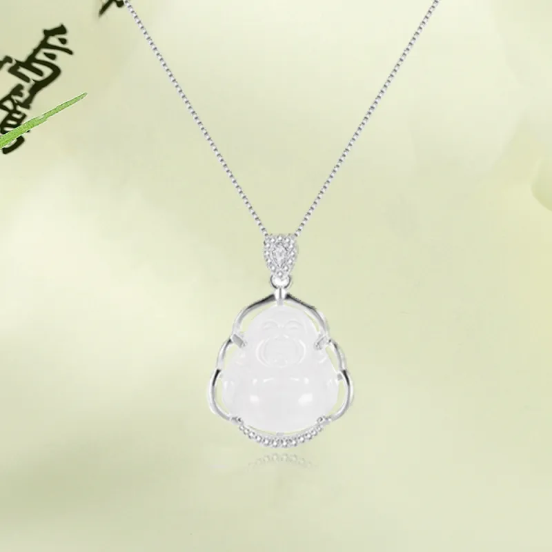 Bermuda Eyes Chalcedony Necklaces Women's-4