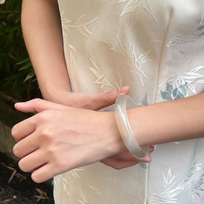 Bermuda Eyes Glass Cat Eye Bangles Women's-2