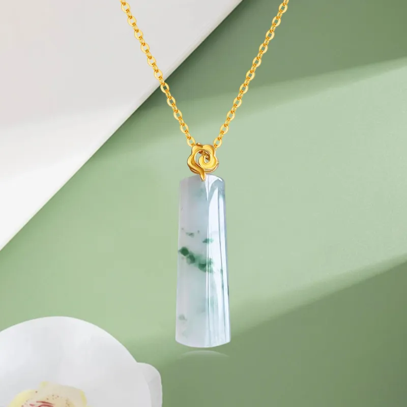 Bermuda Eyes Ice Glutinous Jadeite Necklaces Unisex-5