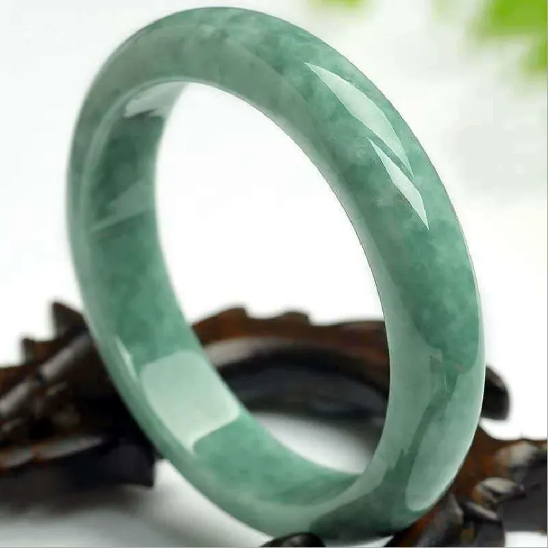 Bermuda Eyes Guizhou Green Jade Bangles Women's-5
