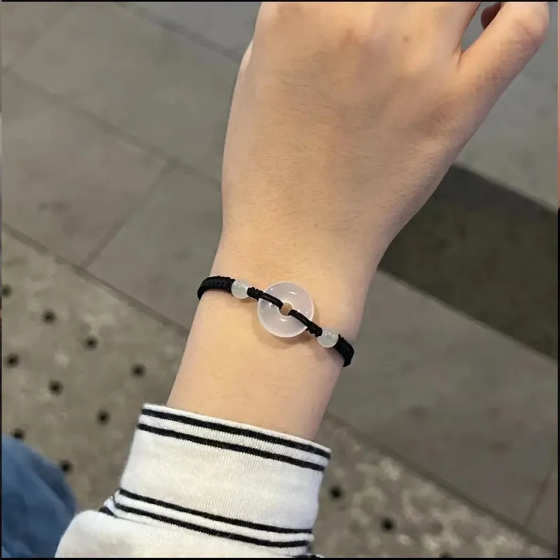 Bermuda Eyes Chalcedony Jade Bracelets Unisex-3