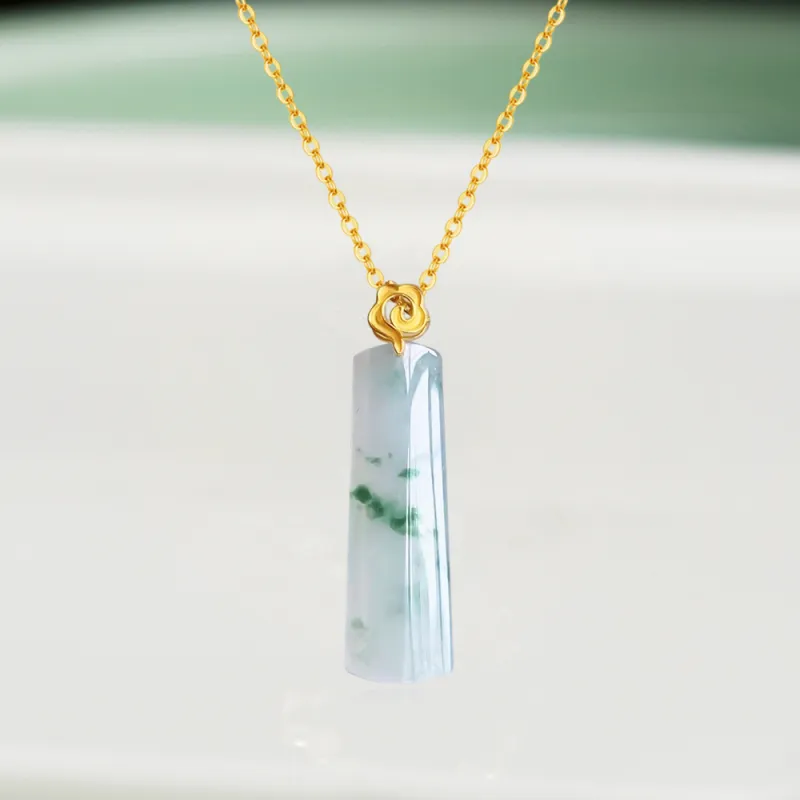 Bermuda Eyes Ice Glutinous Jadeite Necklaces Unisex-3
