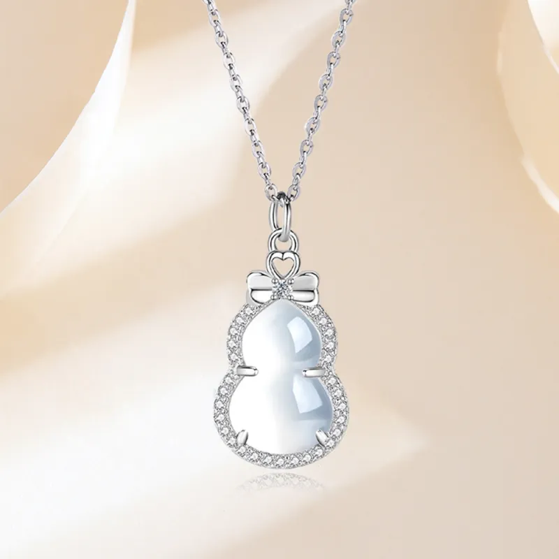 Bermuda Eyes Chalcedony Gift Box Set, Necklace Women's-4