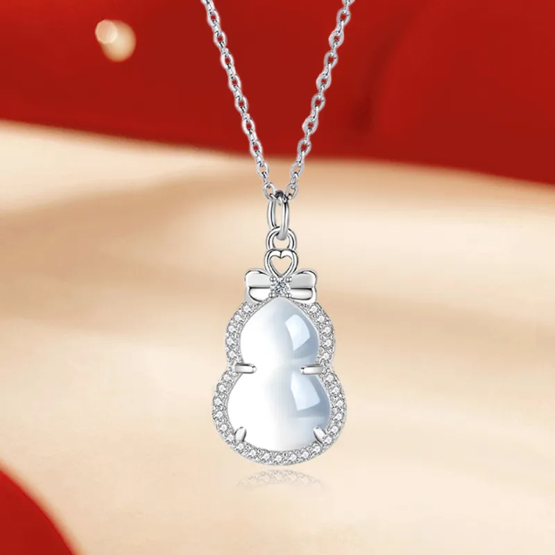 Bermuda Eyes Chalcedony Gift Box Set, Necklace Women's-3