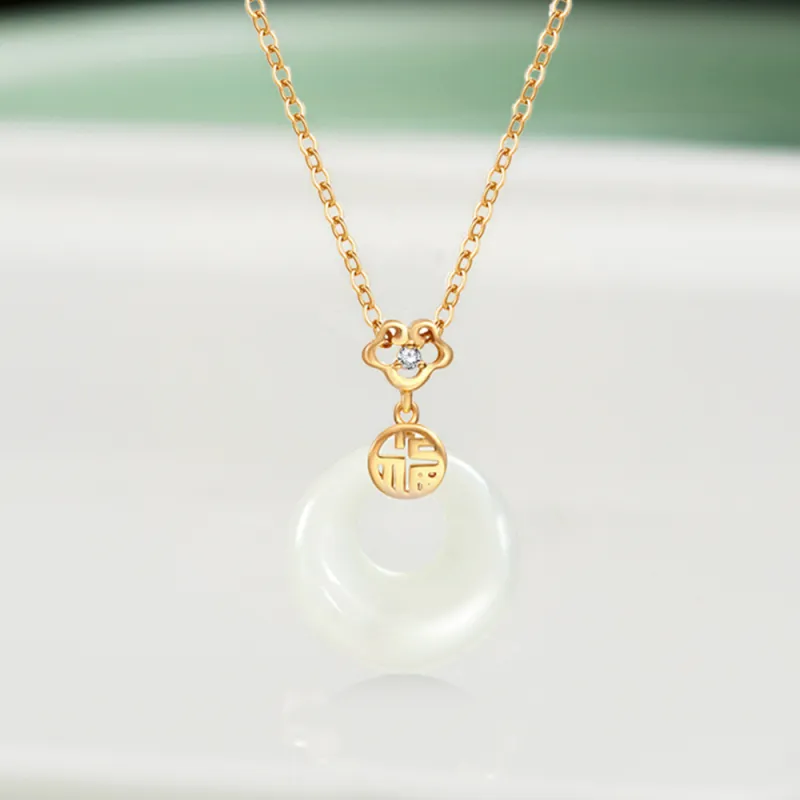 Bermuda Eyes Chalcedony Necklaces Women's-4