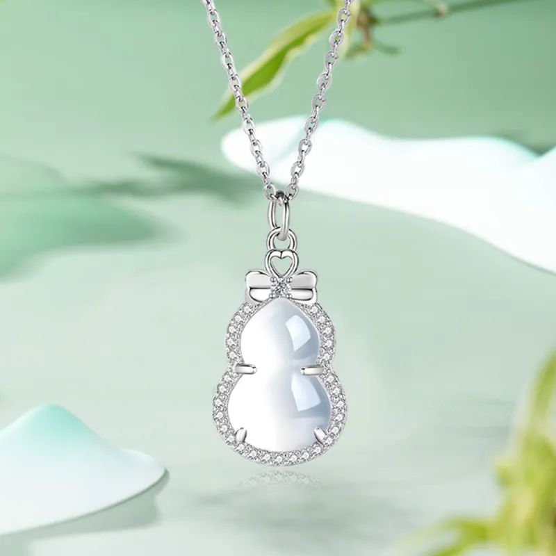 Bermuda Eyes Chalcedony Gift Box Set, Necklace Women's-2