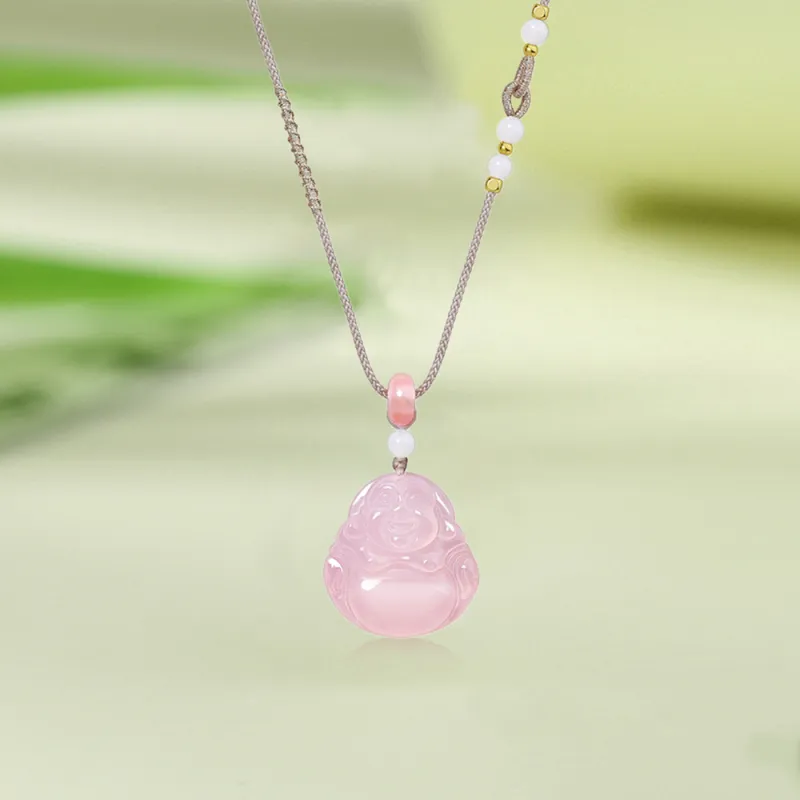 Bermuda Eyes Chalcedony Necklaces Women's-2
