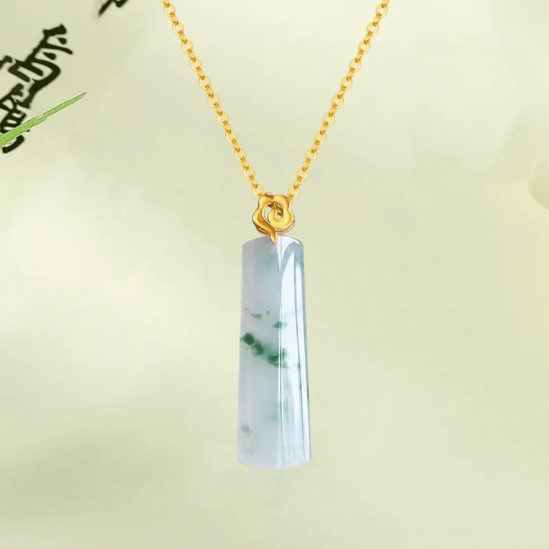 Bermuda Eyes Ice Glutinous Jadeite Necklaces Unisex-1