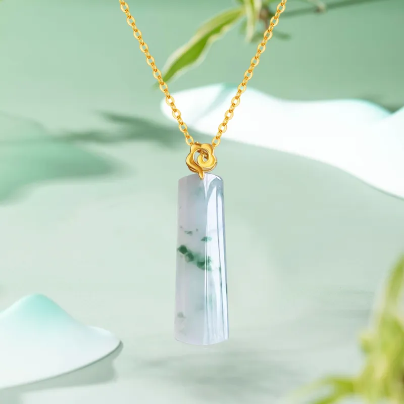 Bermuda Eyes Ice Glutinous Jadeite Necklaces Unisex-4