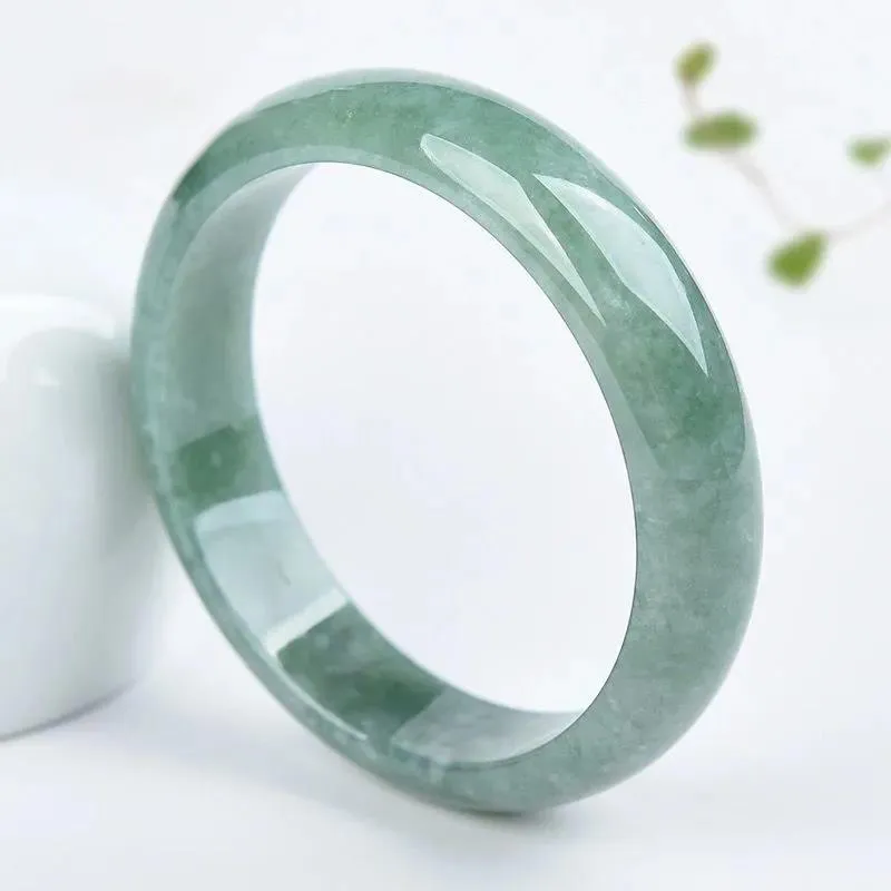 Bermuda Eyes Guizhou Green Jade Bangles Women's-4