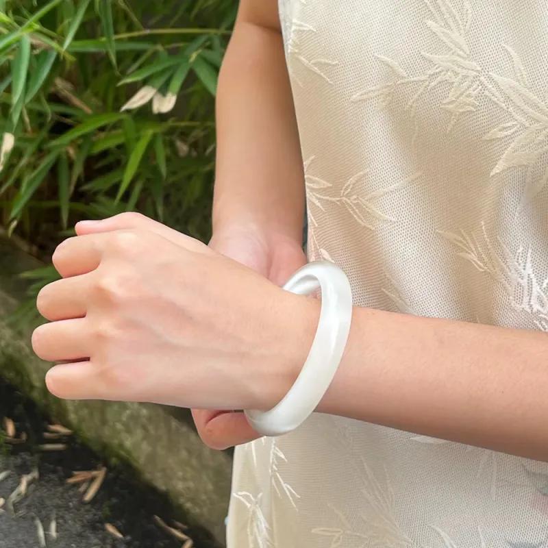 Bermuda Eyes Glass Cat Eye Bangles Women's-5