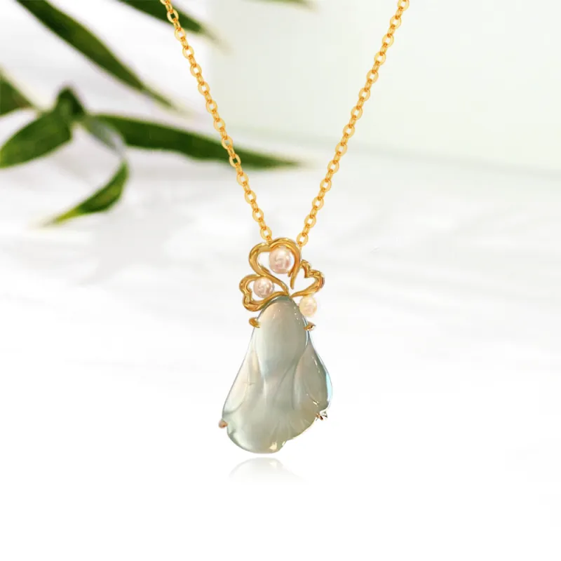 Bermuda Eyes Ice Glutinous Jadeite Necklaces Unisex-5