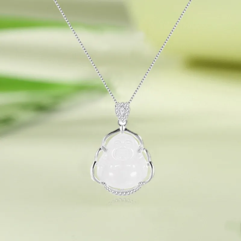 Bermuda Eyes Chalcedony Necklaces Women's-3