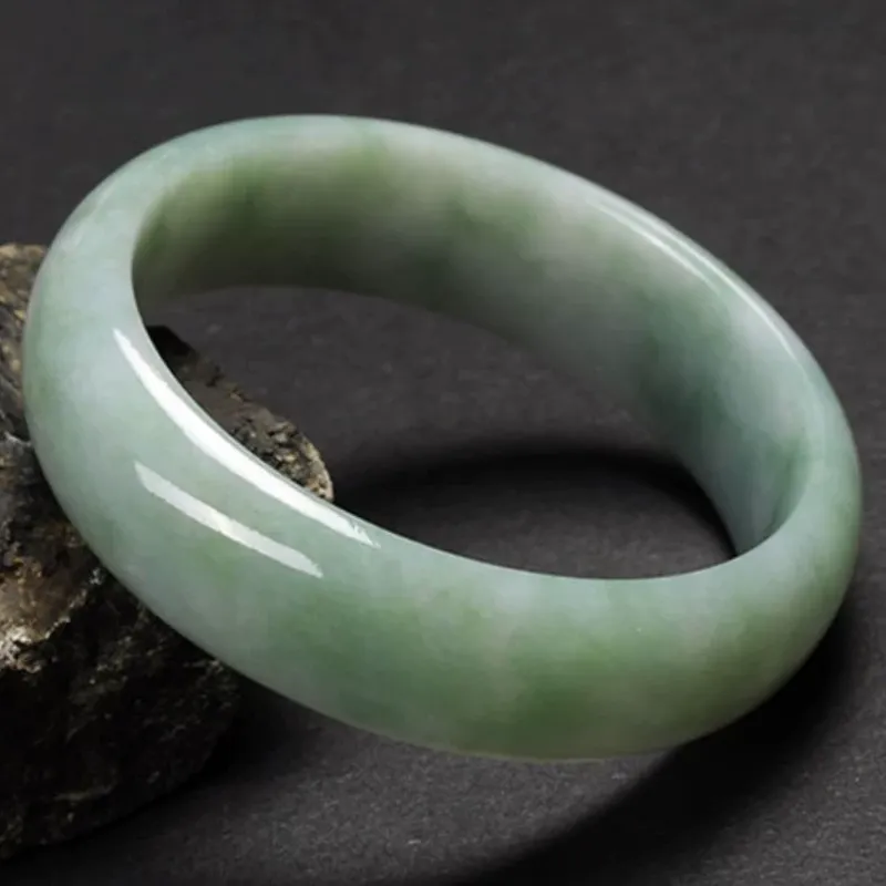 Bermuda Eyes Guizhou Green Jade Bangles Women's-3