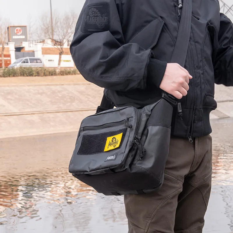MAGFORCE Injection Silicone Nylon Shoulder Bag, Crossbody Bag Regular Men's-5