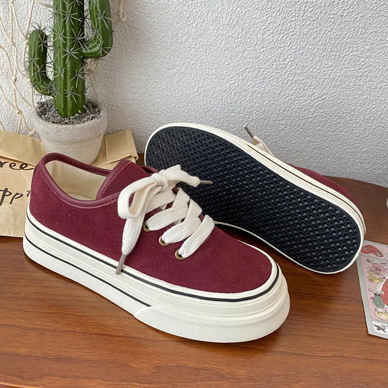 N6N8 Anti-Slip And Wear-Resistant Lightweight Low-Top Canvas Shoes Women's-6