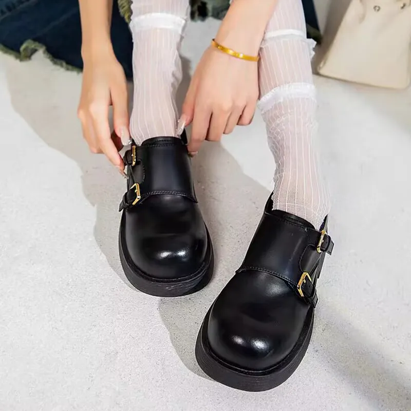 N6N8 Loafers Chunky Heel Women's-14
