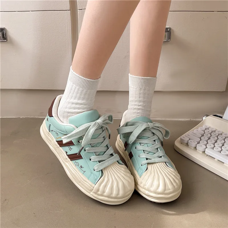 N6N8 Anti-Slip And Wear-Resistant Lightweight Low-Top Skateboard Shoes Women's-9