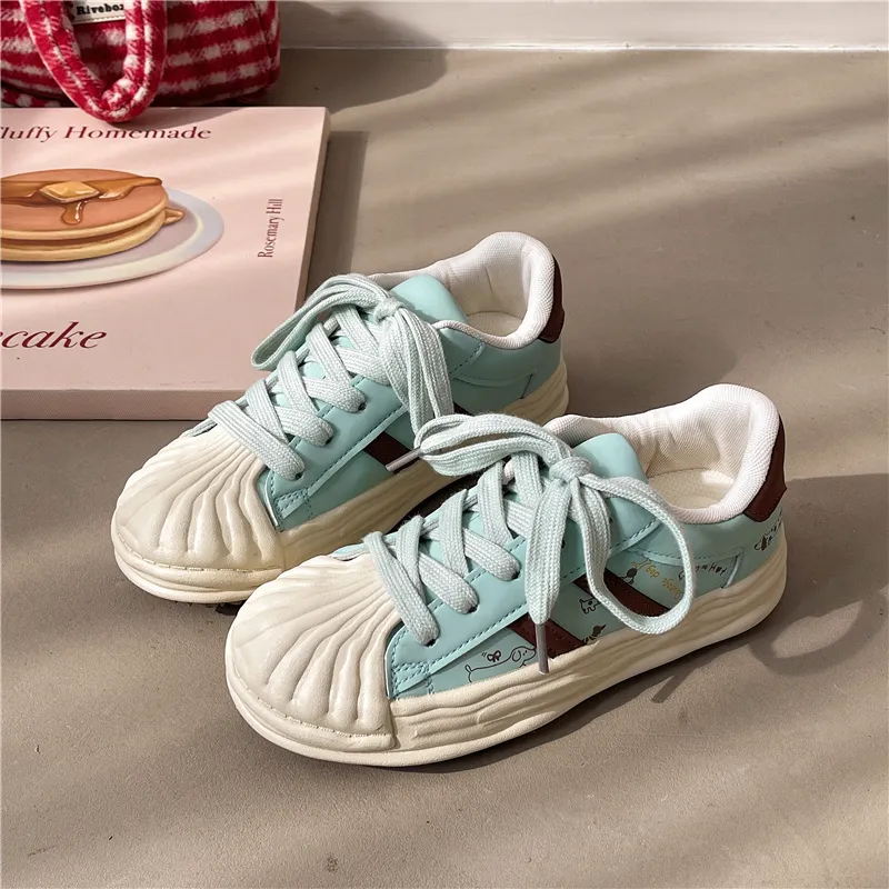 N6N8 Anti-Slip And Wear-Resistant Lightweight Low-Top Skateboard Shoes Women's-10