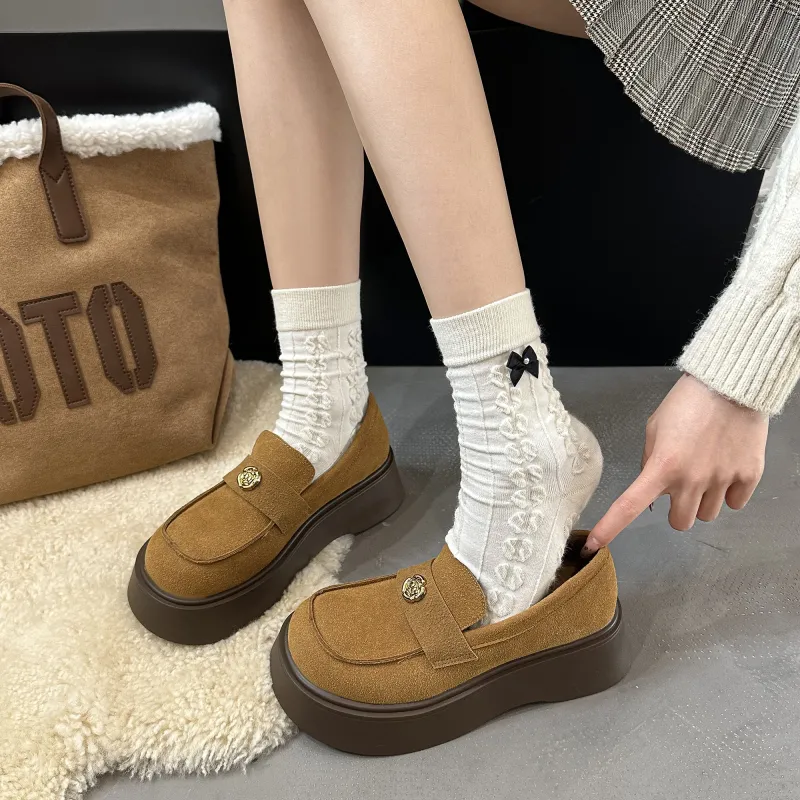 N6N8 Loafers Women's Light Brown, Yellow, Light Gray-6