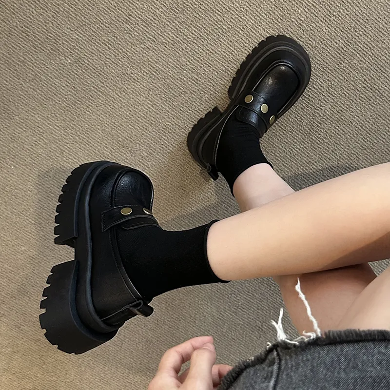 N6N8 Loafers Chunky Heel Women's-5
