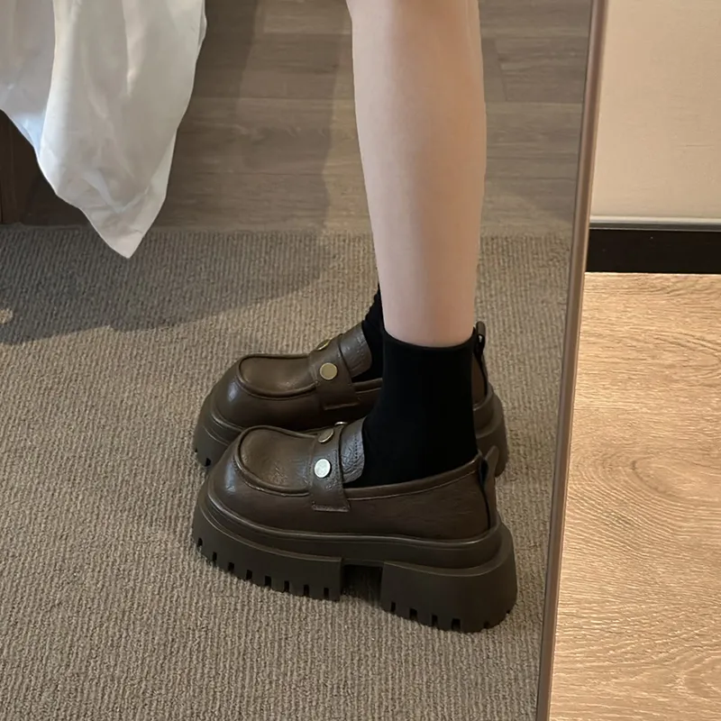 N6N8 Loafers Chunky Heel Women's-3
