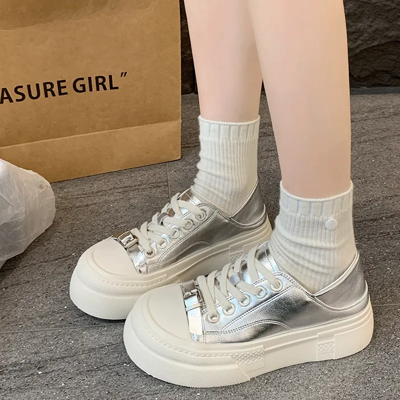 N6N8 Breathable Lightweight Height Increasing Low Top Skateboard Shoes Women's-12