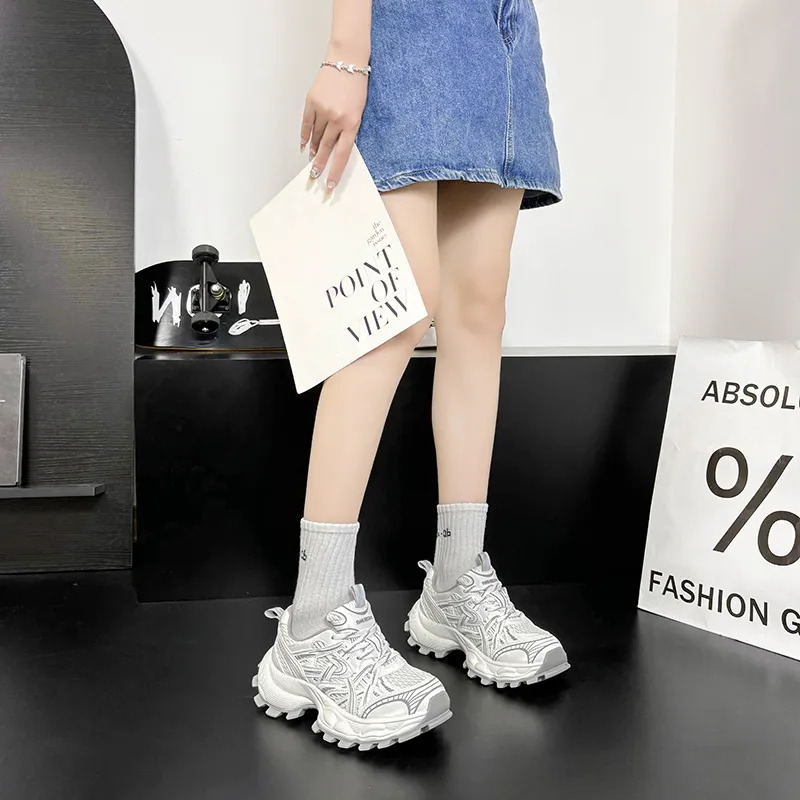 N6N8 Cushioning Height Increase Low Top Chunky Sneakers Women's-9