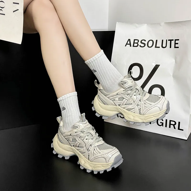 N6N8 Cushioning Height Increase Low Top Chunky Sneakers Women's-12