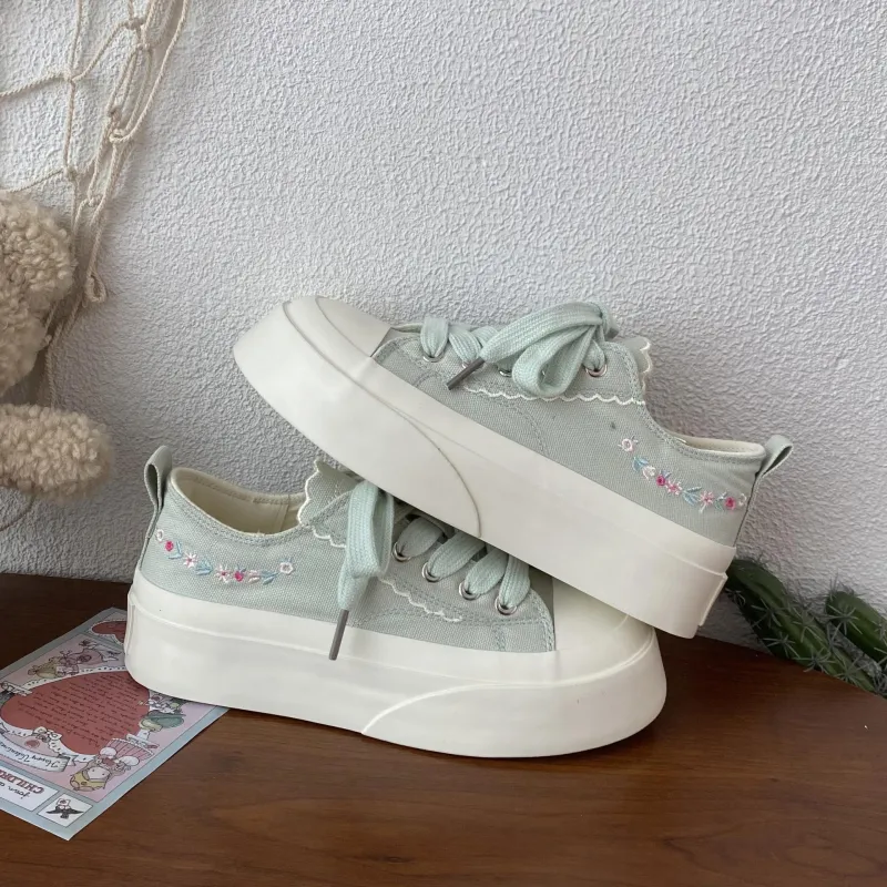 N6N8 Low Top Canvas Shoes Women's-2