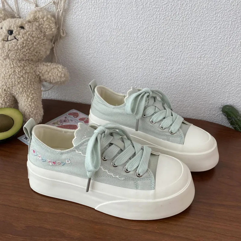 N6N8 Low Top Canvas Shoes Women's-1