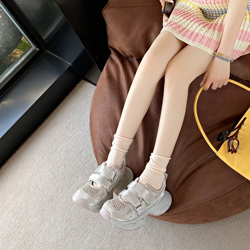 N6N8 Breathable Lightweight Height Increasing Low Top Chunky Sneakers Women's-2