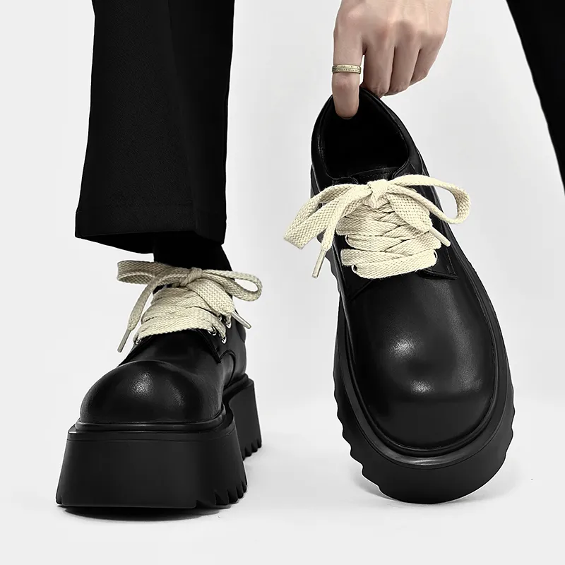 Little Red Man Casual Shoes Men's Black-2