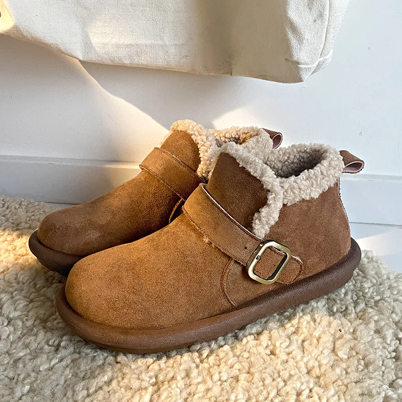 Little Red Man Ankle-Length Snow Boots Women's-13