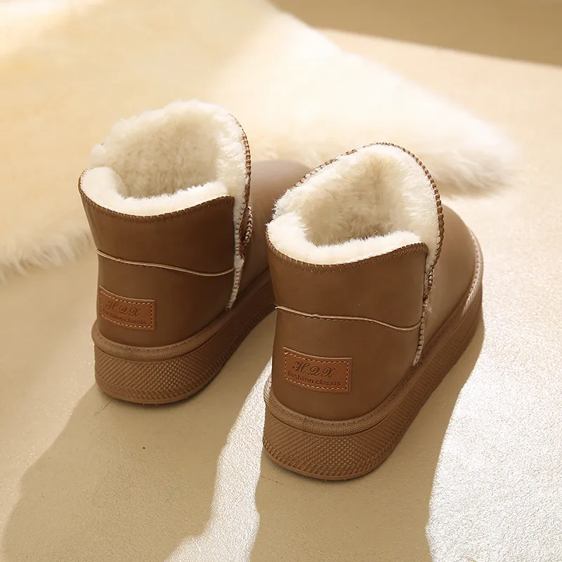 Little Red Man Short Snow Boots Unisex-7