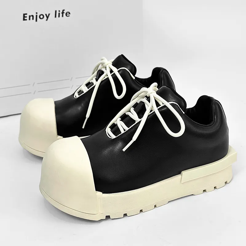 Little Red Man Casual Shoes Men's Black-2