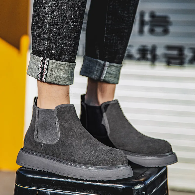 Little Red Man Chelsea Boots Men-7