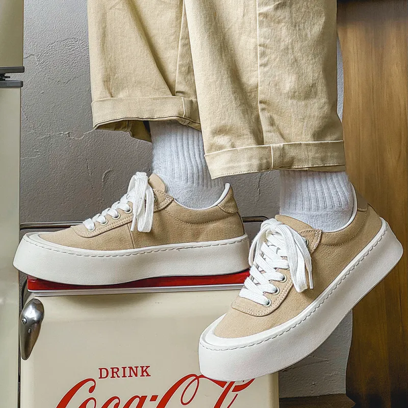 Little Red Man Low-Top Casual Canvas Shoes Men's-13