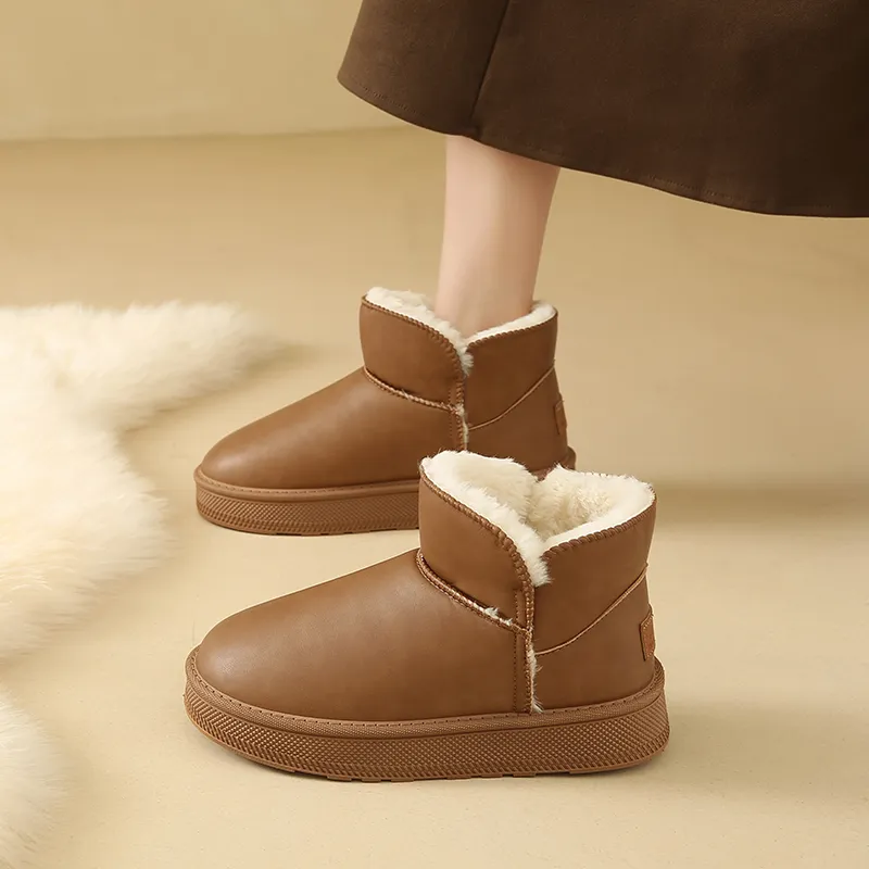 Little Red Man Short Snow Boots Unisex-8