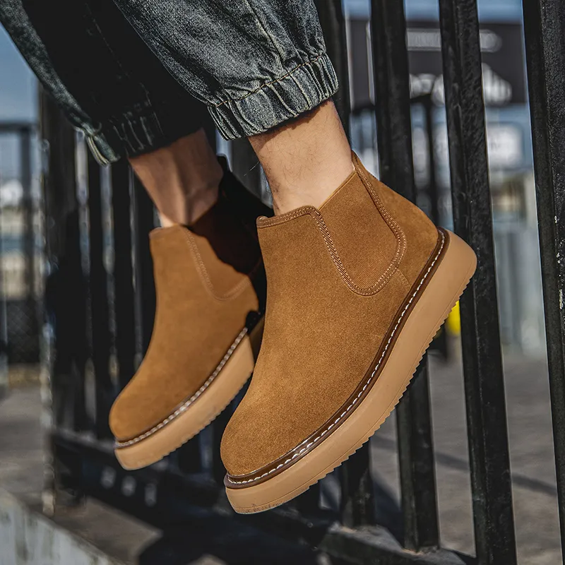 Little Red Man Chelsea Boots Men-3