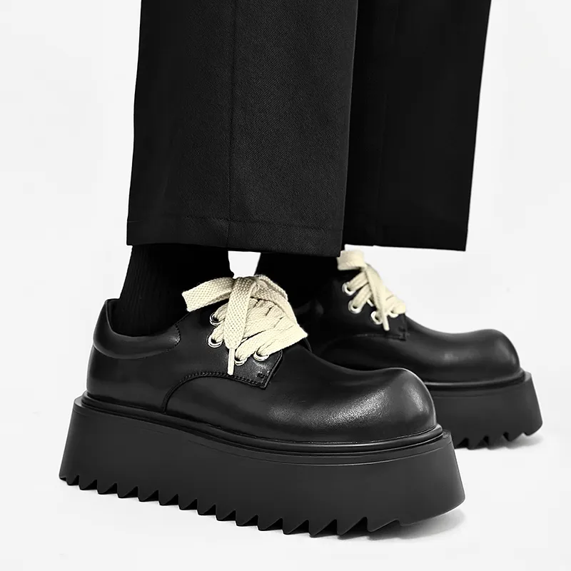 Little Red Man Casual Shoes Men's Black-4