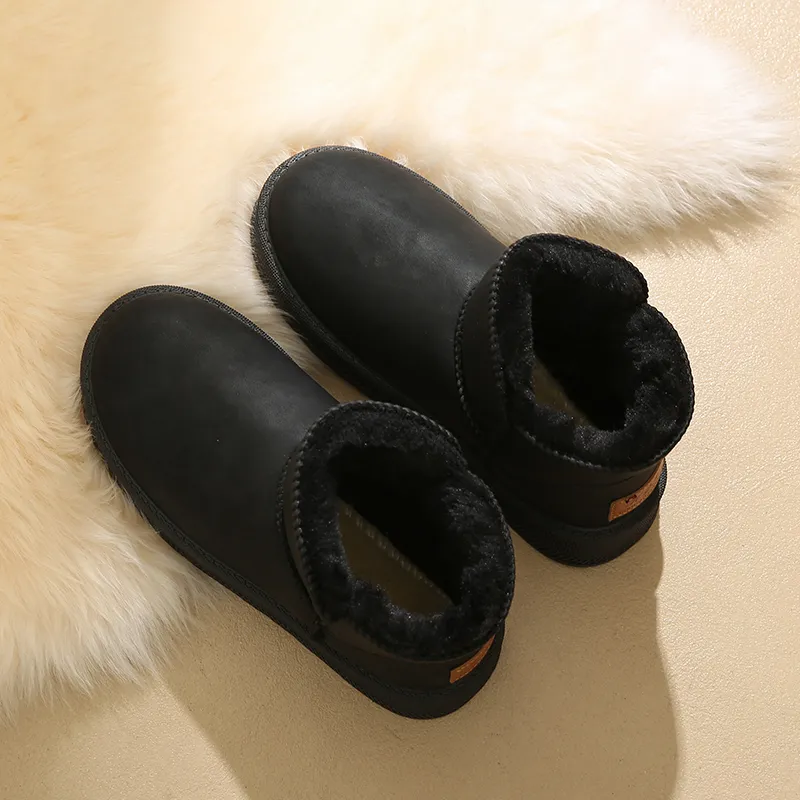 Little Red Man Short Snow Boots Unisex-1