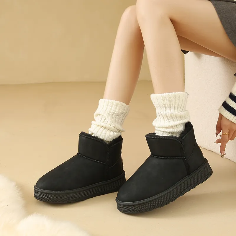 Little Red Man Short Snow Boots Unisex-3