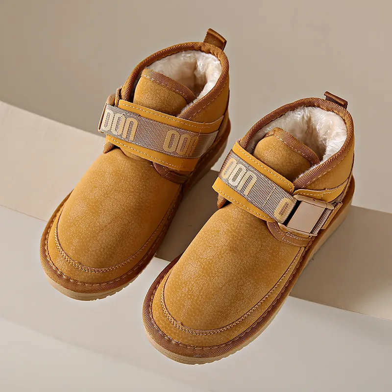 Little Red Man Short Snow Boots Unisex-13