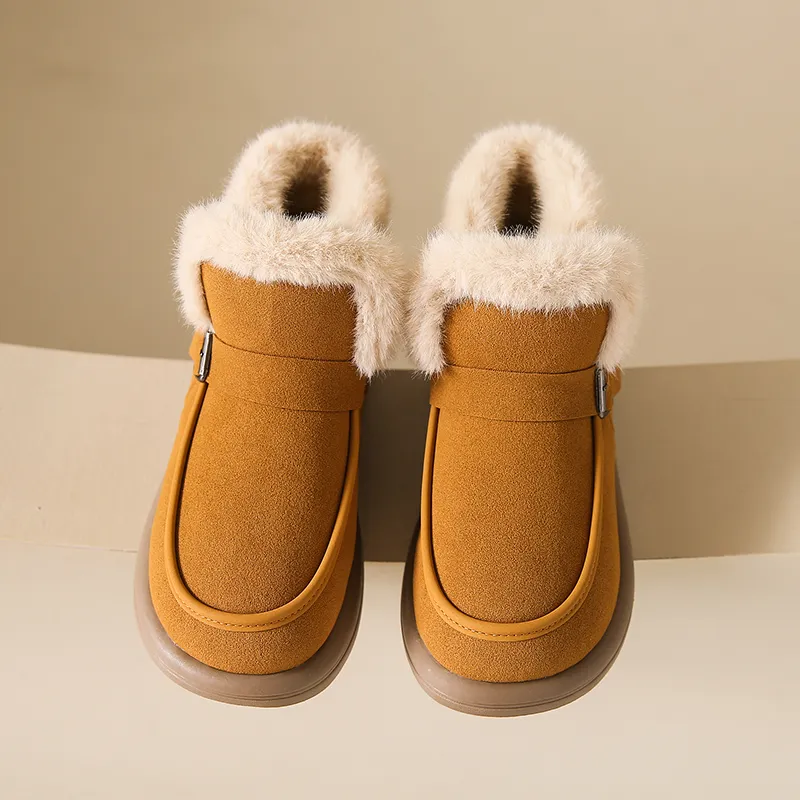 Little Red Man Warm Short Snow Boots Women's-6