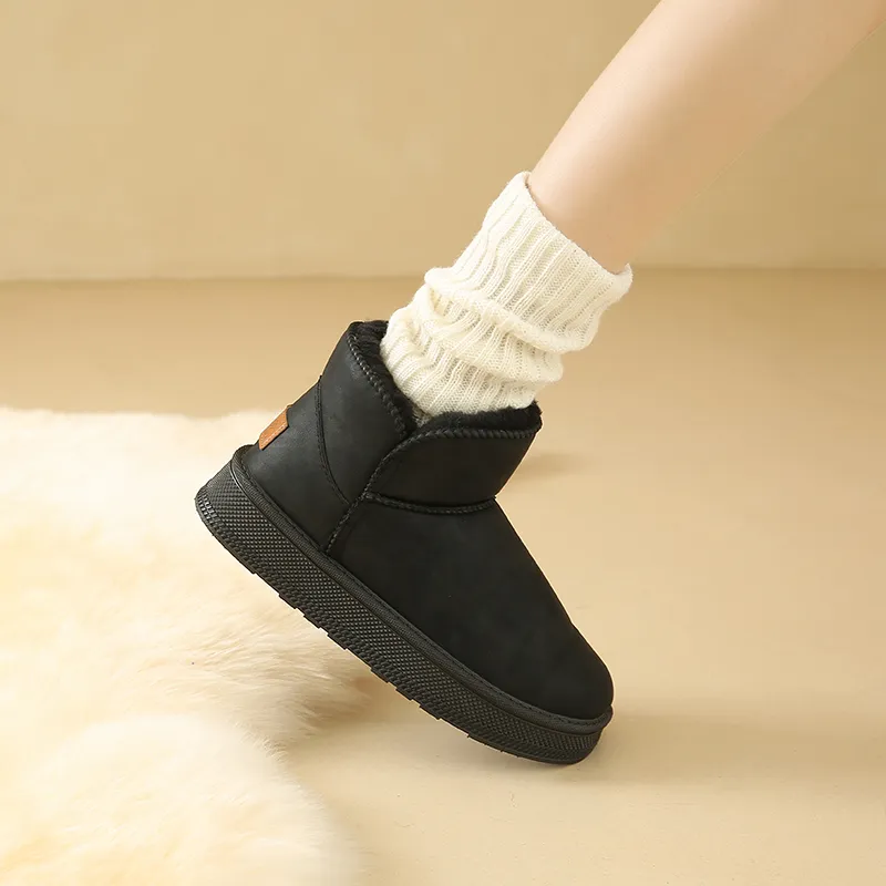 Little Red Man Short Snow Boots Unisex-4