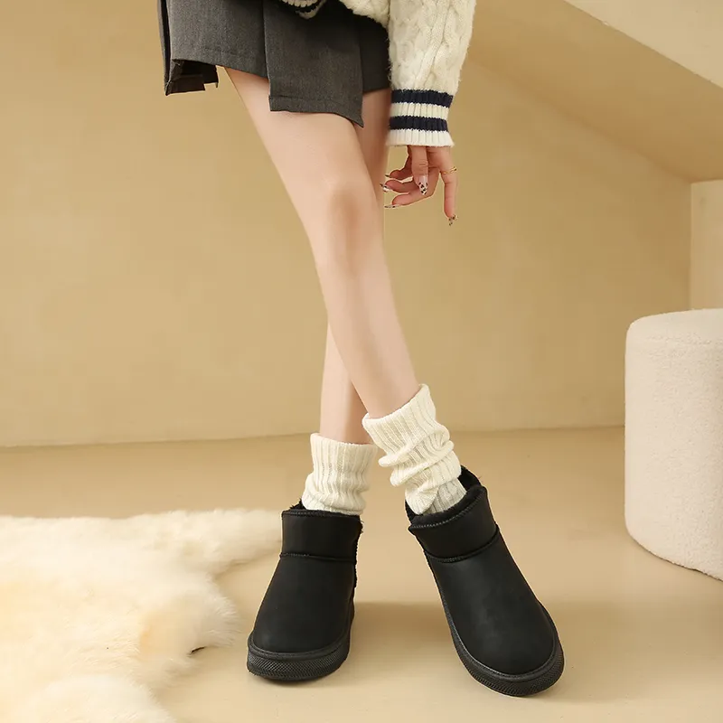 Little Red Man Short Snow Boots Unisex-5