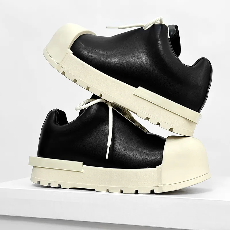 Little Red Man Casual Shoes Men's Black-3