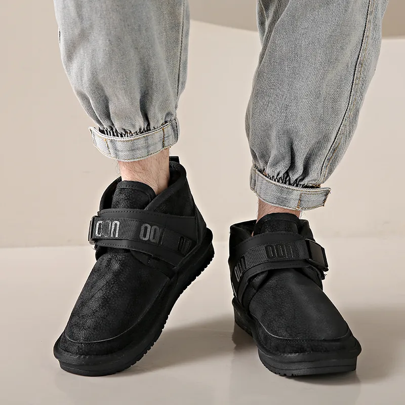 Little Red Man Short Snow Boots Unisex-4